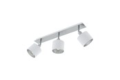 Lamper - EGLO VALBIANO SPOTSKINNE 3XE14 BS/HVIT - 97534