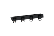 Lamper - EGLO VALCASOTTO SPOTSKINNE 4XGU10 SORT - 99515