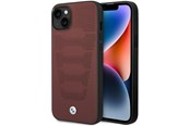 Mobil - Deksel og etui - BMW BMHCP14S22RPSR iPhone 14 6.1" burgundy/burgundy Leather Seats Pattern - 3666339066567