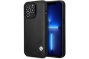 Mobil - Deksel og etui - BMW BMHCP14X22RBDK iPhone 14 Pro Max 6.7" black/black hardcase Leather Blue Dots - 3666339066437