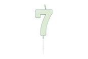 Leketøy - Globos Cake candle 4.5cm Pastel Mint no. 7 - 1197