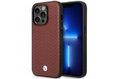Mobil - Deksel og etui - BMW BMHMP14X22RFGR iPhone 14 Pro Max 6.7" Burgundy/burgundy Leather Diamond Pattern MagSafe - 3666339088934