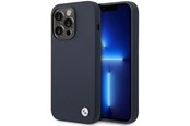 Mobil - Deksel og etui - BMW BMHMP14XSILNA iPhone 14 Pro Max 6.7" navy blue/navy Silicone Metal Logo MagSafe - 3666339072537