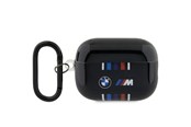 Mobil - Andre tilbehør - BMW BMAP222SWTK AirPods Pro 2 gen cover black/black Multiple Colored Lines - 3666339123871