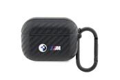 Mobil - Andre tilbehør - BMW BMAPWMPUCA2 AirPods Pro cover black/black Carbon Double Metal Logo - 3666339123833