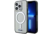 Mobil - Deksel og etui - BMW BMHMP14LHCRS iPhone 14 Pro 6.1" transparent hardcase Silver Ring MagSafe - 3666339122362