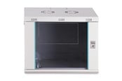 Rackskap - DIGITUS DN-37104 - 9U Wall-Mounted Cabinet | 600x450mm | Glass Door | Unmounted - DN-37104