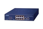 Switch/splitter - PLANET GSD-1008HP - switch - 10 ports - unmanaged - rack-mountable - GSD-1008HP