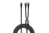 USB - Verbatim USB-C - Dual - 100W - 2m - Black - 30279