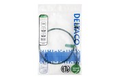 Nettverkskabel - Deltaco patch cable - 0.5 m - green - Grønn - TP-605G-SLIM