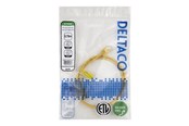 Nettverkskabel - Deltaco patch cable - 0.75 m - yellow - Gul - TP-6075Y-SLIM