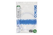 Nettverkskabel - Deltaco patch cable - 1.5 m - white - Hvit - TP-6105W-SLIM