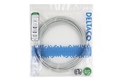 Nettverkskabel - Deltaco patch cable - 10 m - grey - Grå - TP-610-SLIM