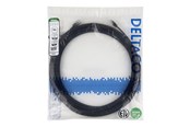 Nettverkskabel - Deltaco patch cable - 15 m - black - Svart - TP-615S-SLIM