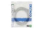 Nettverkskabel - Deltaco patch cable - 20 m - grey - Grå - TP-620-SLIM
