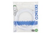 Nettverkskabel - Deltaco patch cable - 20 m - white - Hvit - TP-620W-SLIM