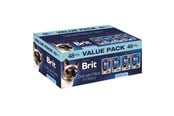 Katt - Brit Premium by Nature Delicate fillets in gravy Box - wet cat food - 48x85g - 8595602580316