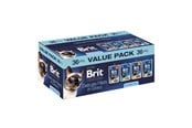 Katt - Brit Premium by Nature Delicate fillets in gravy Box - wet cat food - 36x85g - 8595602580873