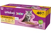 Katt - Whiskas Junior Poultry in jelly - wet cat food - 40 x 85g - 4008429164781
