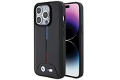 Mobil - Deksel og etui - BMW Quilted Tricolor iPhone 15 Pro Case - Black - 3666339143572