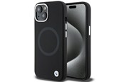 Mobil - Deksel og etui - BMW Signature Liquid Silicone MagSafe case for iPhone 15 Plus - black - 3666339144654