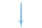 Leketøy - Globos Cake Candles with Holders Light Blue - 12 pcs. - 1106