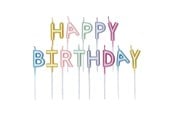 Leketøy - Globos Cake Candle Set "Happy Birthday" Pastel Colors - 1101
