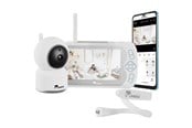 Babyutstyr - Momini BlissEye Baby Monitor with 5" HD Screen and Camera White - 5906601060281