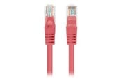 Nettverkskabel - Lanberg patch cable - 1 m - red RAL 3017 - Rød - PCU5-20CC-0100-R