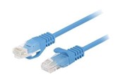 Nettverkskabel - Lanberg patch cable - 50 cm - blue RAL 5012 - Blå - PCU6-20CC-0050-B