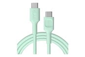 USB - Green Cell PowerFlex - USB-C cable - USB-C (100W PD) to USB-C (100W PD) - 0.3 m - KABGC100PF30MG