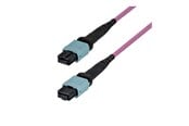 Nettverkskabel - StarTech.com Startech patch cable - 3 m - erika violet - Purpur - OM4MTP12BOFNP3M