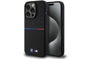 Mobil - Deksel og etui - BMW M Silicone Pattern MagSafe case for iPhone 15 Pro - black - 3666339145965