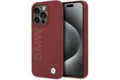 Mobil - Deksel og etui - BMW Silicone Big Logo MagSafe case for iPhone 15 Pro - red - 3666339145514