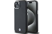 Mobil - Deksel og etui - BMW Signature Wrapped Metal MagSafe Case for iPhone 15/14/13 - Black - 3666339233259