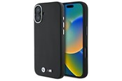 Mobil - Deksel og etui - BMW M Smooth Full Wrapped Metal MagSafe Case for iPhone 16 Plus - Black - 3666339324575
