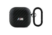 Mobil - Andre tilbehør - BMW BMA4CMPUCA AirPods 4 cover black/black PU Carbon M Collection - 3666339397432