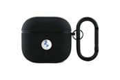 Mobil - Andre tilbehør - BMW BMA4SSLBK AirPods 4 cover black/black Geniune Leather Silver Logo - 3666339397456