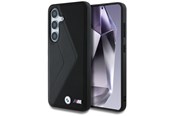 Mobil - Deksel og etui - BMW Leather Oversized Stripes MagSafe case for Samsung Galaxy S25 - black - 3666339448783