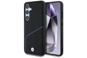 Mobil - Deksel og etui - BMW Leather Textured and Smooth MagSafe Case for Samsung Galaxy S25 - Black - 3666339448752