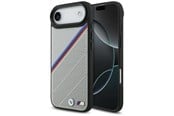 Mobil - Deksel og etui - BMW M Tricolor Metal Logo MagSafe Case for iPhone 17 Air - Gray - 3666339480370