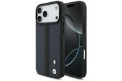 Mobil - Deksel og etui - BMW M Perforated Stripe Logo MagSafe Case for iPhone 17 Pro Max - Navy Blue - 3666339481834