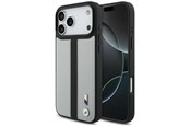 Mobil - Deksel og etui - BMW M Perforated Stripe Logo MagSafe Case for iPhone 17 Pro Max - Gray - 3666339481995