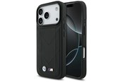 Mobil - Deksel og etui - BMW M Quilted Logo MagSafe Case for iPhone 17 Pro - Black - 3666339480547
