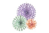 Leketøy - Globos Paper Fans Daisies - 3 pcs. - 7165