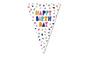 Leketøy - Globos Happy Birthday Bunting - 10m - 7175
