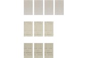 Slipemaskin - Bosch M480 Sanding Sheets P80 P120 P180 10pcs - 2608901207