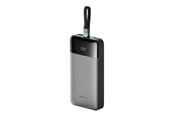 Nødlader - CUKTECH LPB252N 120W 25000mAh Powerbank with Built-in USB-C Cable - Grey - 25000 mAh - LPB252N grey