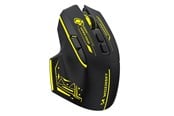 Mus - Wozinsky WMGB-1181 Wireless Optical Gaming Mouse 3200 DPI with Built-in Battery and Backlight - Black and Yellow - Gaming mus - Optisk LED - 4 - Svart - 5907769387913