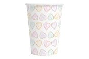 Leketøy - Globos Paper Cups 210ml Watercolors Hearts - 8 pcs. - 4485